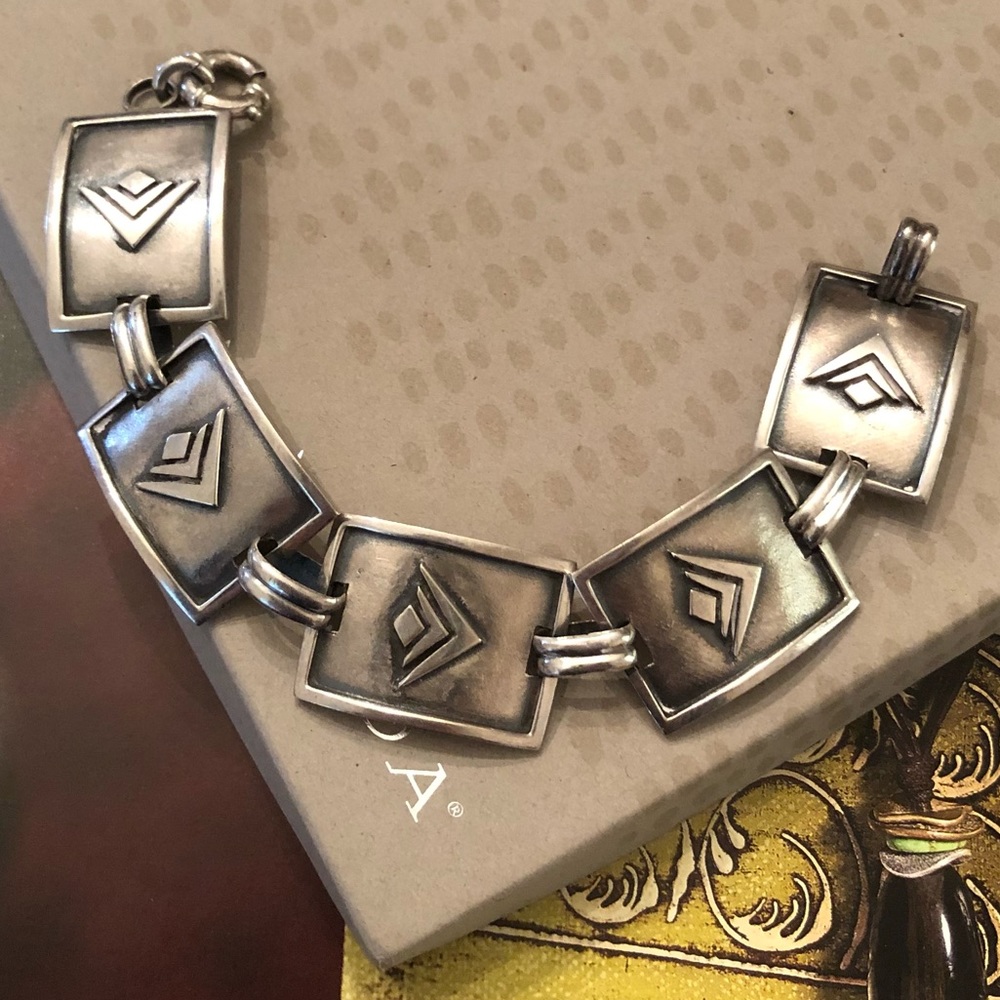 Exclusive Silpada Sterling Silver Logo Bracelet